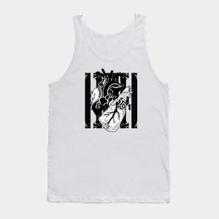 Abstract Heart Art Tank Top